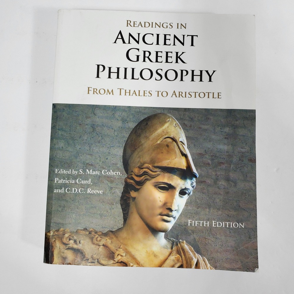 Hackett Readings in Ancient Greek Philosophy Fifth Edition Paperback Book